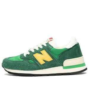 New Balance �j���[�o�����X �����Y �X�j�[�J�[ �yNew Balance 990V1 'MiUSA Green Gold' M990GG1�z �T�C�Y US_6(24.0cm)