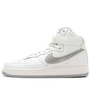 Nike �i�C�L �����Y �X�j�[�J�[ �yNike Air Force 1 High Retro QS 'White Silver' 743546-101�z �T�C�Y US_8(26.0cm)