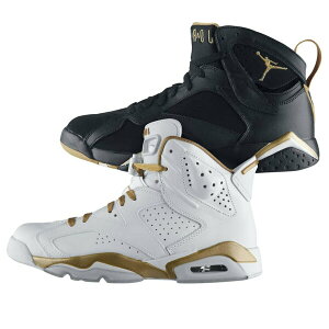 Jordan �W���[�_�� �����Y �X�j�[�J�[ �yAir Jordan 7/6 Retro 'Golden Moments Pack' 535357-935�z �T�C�Y US_7.5(25.5cm)