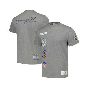 �~�b�`�F��&�l�X �����Y �V���c �g�b�v�X Men's Heather Gray Chicago White Sox Cooperstown Collection City Collection T-shirt Heather Gray