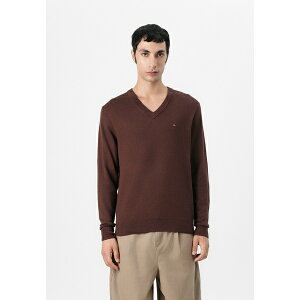 g~[ qtBK[ Y jbg&Z[^[ AE^[ PIMA V NECK - Jumper - pure brown