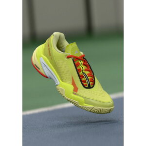 AfB_X fB[X tBbglX X|[c ASMC BARRICADE - Multicourt tennis shoes - bahia glow/ice yellow/collegiate orange