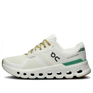 On Running �I�� �����j���O ���f�B�[�X �X�j�[�J�[ �y(WMNS) On Running Cloudrunner 2 'White Green' 3WE10134433�z �T�C�Y US_7.5(24.5cm)