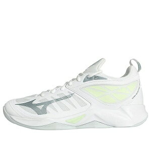 Mizuno �~�Y�m ���f�B�[�X �X�j�[�J�[ �y(WMNS) Mizuno Wave Dimension 'White Green' V1GC224035�z �T�C�Y US_W_10