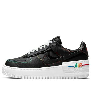 Nike �i�C�L ���f�B�[�X �X�j�[�J�[ �y(WMNS) Nike Air Force 1 Shadow 'Multi Stitch' DJ5998-001�z �T�C�Y US_6(23.0cm)