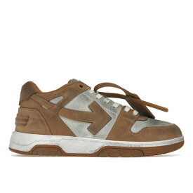 OFF-WHITE オフホワイト メンズ スニーカー 【OFF-WHITE Out Of Office "OOO" Low Tops】 サイズ EU_40(25.0cm) Distressed Brown White