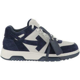 OFF-WHITE オフホワイト メンズ スニーカー 【OFF-WHITE Out Of Office OOO Low Tops】 サイズ EU_40(25.0cm) White Navy Blue Suede