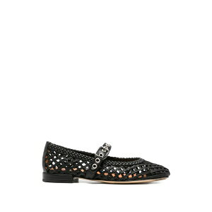 �G���@���[�i ���f�B�[�X �p���v�X �V���[�Y Buckle-fastening flat pumps Black