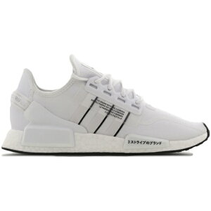 adidas �A�f�B�_�X �����Y �X�j�[�J�[ �yadidas NMD R1 V2 Brilliant Basics White�z �T�C�Y US_9.5(27.5cm) White/Black/White