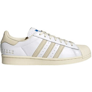 adidas �A�f�B�_�X �����Y �X�j�[�J�[ �yadidas Superstar Cream White Size Tag�z �T�C�Y US_M_13 Cloud White/Cream White/Blue Bird