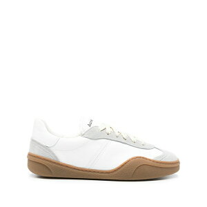 �A�N�l �X�g�D�f�B�I�Y �����Y �X�j�[�J�[ �V���[�Y Panelled-design leather sneakers White