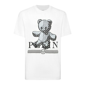 �t�B���b�v�v���C�� �����Y T�V���c �g�b�v�X Teddy monogram t-shirt White