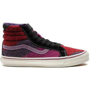 Vans �o���Y �����Y �X�j�[�J�[ �yVans Sk8-Hi Concepts World's End�z �T�C�Y US_9(27.0cm) Purple Plumeria/Multi