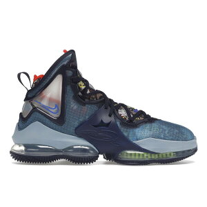 Nike �i�C�L �����Y �X�j�[�J�[ �yNike LeBron 19 Fast Food Dutch Blue�z �T�C�Y US_8(26.0cm) Dutch Blue/Pomegranate/Lime Glow/White