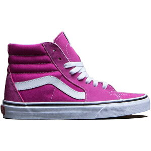 Vans �o���Y �����Y �X�j�[�J�[ �yVans SK8-Hi White Very Berry�z �T�C�Y US_6.5(24.5cm) White/Very Berry