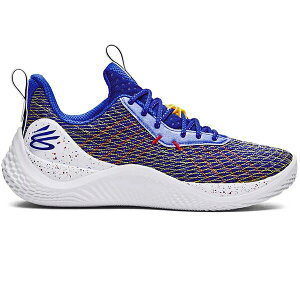 Under Armour A_[A[}[ Y Xj[J[ yUnder Armour Curry Flow 10 Dub Nation Curryforniaz TCY US_7.5(25.5cm) Blue/Yellow