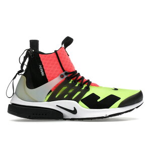 Nike �i�C�L �����Y �X�j�[�J�[ �yNike Air Presto Acronym Volt�z �T�C�Y US_M_6-7/3XS White/Black-Hot Lava-Volt