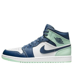Jordan �W���[�_�� �����Y �X�j�[�J�[ �yAir Jordan 1 Mid 'Blue Mint' 554724-413�z �T�C�Y US_M_14