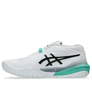 ASICS �A�V�b�N�X �����Y �X�j�[�J�[ �yASICS Gel-Resolution X 'White Aurora Green' 1041A481-103�z �T�C�Y US_M_14