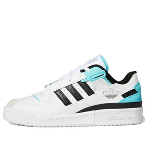 adidas �A�f�B�_�X �����Y �X�j�[�J�[ �t�H�[���� �yadidas Forum Exhibit Low 'White Pulse Aqua' GZ5390�z �T�C�Y US_7.5(25.5cm)