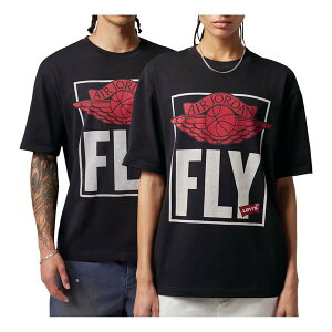 Jordan �W���[�_�� �����Y �X�j�[�J�[ �yAir Jordan x Levi's Short Sleeve T-Shirt 'Black Red White' IM6728-010�z �T�C�Y US_M_2XL