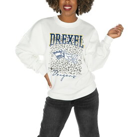 ゲームデイ レディース パーカー・スウェットシャツ アウター Drexel Dragons Gameday Couture Women's Drop Shoulder Fleece Drop Pullover Sweatshirt -