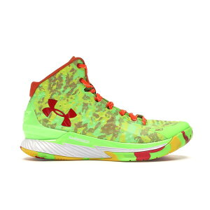 Under Armour A_[A[}[ Y Xj[J[ yUA Curry 1 Candy Reignz TCY US_M_14 Hyper Green/Team Orange