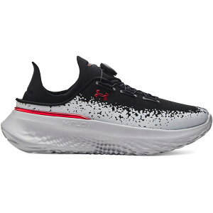 Under Armour アンダーアーマー メンズ スニーカー 【Under Armour SlipSpeed Mega Black Grey Red】 サイズ US_M_4 Black/Mod Grey/Red