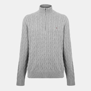 �g�~�[ �q���t�B�K�[ �����Y �j�b�g&�Z�[�^�[ �A�E�^�[ Half-zip sweater