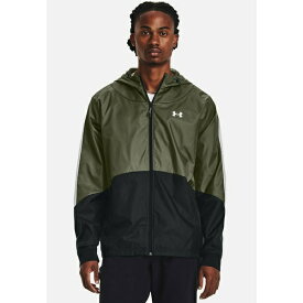 アンダーアーマー メンズ サンダル シューズ LONG SLEEVES LEGACY - Windbreaker - marine od green