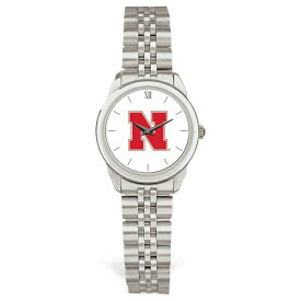 ジャーディン レディース 腕時計 アクセサリー Nebraska Huskers Women's Logo Medallion Rolled Link Bracelet Wristwatch -