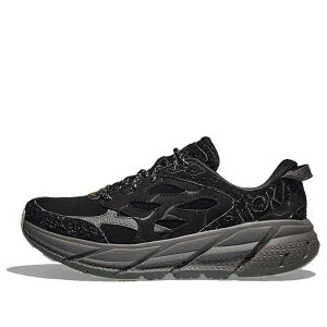 HOKA ONE ONE �z�J�I�l�I�l �����Y �X�j�[�J�[ �yHOKA ONE ONE Clifton L 'Elite Terrain System Black Satellite Grey' 1150910-BCKST�z �T�C�Y US_6(24.0cm)