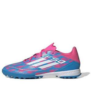 adidas �A�f�B�_�X �����Y �X�j�[�J�[ �yadidas F50 League Turf 'Solar Blue Cloud White Solar Pink' IF1336�z �T�C�Y US_7(25.0cm)