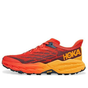 HOKA ONE ONE �z�J�I�l�I�l �����Y �X�j�[�J�[ �yHOKA ONE ONE Speedgoat 5 'Fiesta Red Radiant Yellow' 1123157-FRYL�z �T�C�Y US_8.5(26.5cm)