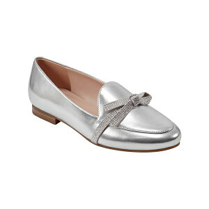 �o���h���[�m ���f�B�[�X �T���_�� �V���[�Y Women's Jayme Embellished Bow Detail Loafers Silver