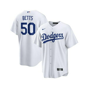 iCL Y Vc gbvX Los Angeles Dodgers Mookie Betts Men's Official Player Replica Jersey White