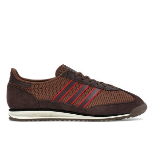 adidas �A�f�B�_�X ���f�B�[�X �X�j�[�J�[ �yadidas SL 72 OG Shadow Brown Collegiate Red (Women's)�z �T�C�Y US_8.5(25.5cm) Preloved Brown/Shadow Brown/Collegiate Red