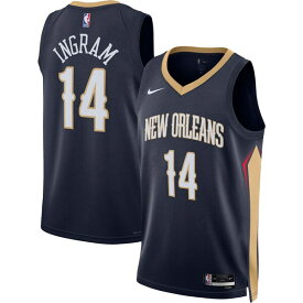 ナイキ メンズ ユニフォーム トップス Brandon Ingram New Orleans Pelicans Nike Unisex Swingman Jersey Icon Edition Navy