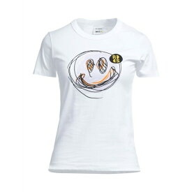 【送料無料】 ラフ・シモンズ レディース Tシャツ トップス T-shirts White