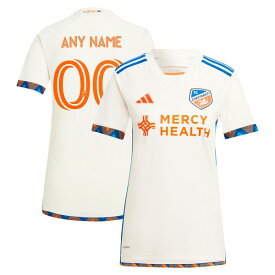 アディダス レディース ユニフォーム トップス FC Cincinnati adidas Women's 2024 The Canvas Kit Replica Custom Jersey White