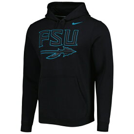 ナイキ メンズ パーカー・スウェットシャツ アウター Florida State Seminoles Nike Color Pop Pullover Hoodie Black