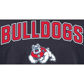 ファナティクス メンズ Tシャツ トップス Fresno State Bulldogs Proud Mascot Long Sleeve TShirt Navy