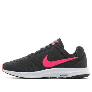 Nike �i�C�L ���f�B�[�X �X�j�[�J�[ �y(WMNS) Nike Downshifter 7 Damping Non Slip Color Matching Black/Pink 852466-008�z �T�C�Y US_5.5(22.5cm)