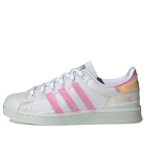 adidas �A�f�B�_�X ���f�B�[�X �X�j�[�J�[ �y(WMNS) adidas originals Superstar Futureshell 'White Orange Pink' FY7357�z �T�C�Y US_6(23.0cm)