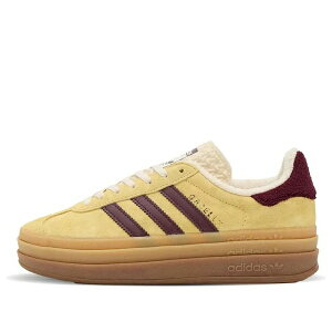 adidas �A�f�B�_�X ���f�B�[�X �X�j�[�J�[ �y(WMNS) adidas Gazelle Bold Platform 'Yellow Burgundy' IF5937�z �T�C�Y US_6(23.0cm)