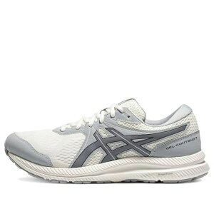 ASICS �A�V�b�N�X ���f�B�[�X �X�j�[�J�[ �y(WMNS) ASICS Gel-Contend 7 Runnings 'White Grey' 1012B540-102�z �T�C�Y US_7(24.0cm)