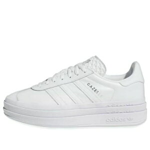adidas �A�f�B�_�X ���f�B�[�X �X�j�[�J�[ �y(WMNS) adidas Gazelle Bold 'Triple White' IE5130�z �T�C�Y US_8.5(25.5cm)