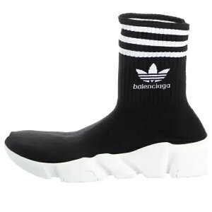 adidas �A�f�B�_�X ���f�B�[�X �X�j�[�J�[ �y(WMNS) Balenciaga x adidas Speed Sneaker 'Black' IF0171�z �T�C�Y US_5(22.0cm)