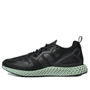 adidas �A�f�B�_�X ���f�B�[�X �X�j�[�J�[ �y(WMNS) adidas ZX 2K 4D Shoes 'Core Black' FV9027�z �T�C�Y US_W_10.5