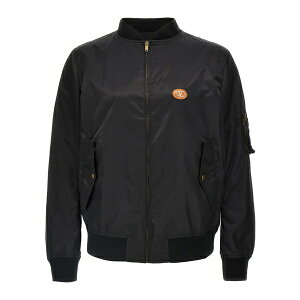 @eBm K@[j Y WPbgu] AE^[ Valentino Garavani Logo Bomber Jacket Black